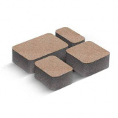 Плитка Тротуарная Старый Город Персиковый 4 см