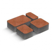 Плитка Тротуарная Старый Город Красный 6 см