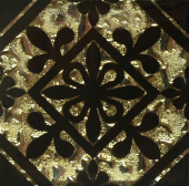 Плитка ТАКО НАПОЛЬНАЯ ВСТАВКА ДОЛЬЧЕ ЗОЛОТО 80Х80Х8