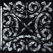 Плитка ТАКО НАПОЛЬНАЯ ВСТАВКА КЛАССИК ПЛАТИНА РИФЛ. 778 66x66x8