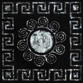 Плитка ТАКО НАПОЛЬНАЯ ВСТАВКА ВИЗАНТИЯ ПЛАТИНА РИФЛ. 778 66x66x8