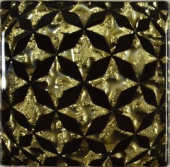 Плитка ТАКО НАПОЛЬНАЯ ВСТАВКА СФЕРА ЗОЛОТО РИФЛ. 778 66x66x8