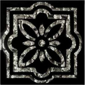 Плитка ТАКО НАПОЛЬНАЯ ВСТАВКА ПАЛЬМИРА ПЛАТИНА 80Х80Х8