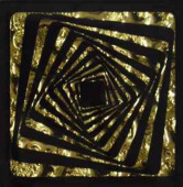 Плитка ТАКО НАПОЛЬНАЯ ВСТАВКА КВАДРАТ ЗОЛОТО РИФЛ. 778 66x66x8