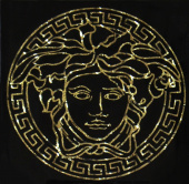 Плитка ТАКО НАПОЛЬНАЯ ВСТАВКА ВЕРСАЧЕ ЗОЛОТО  80Х80Х8