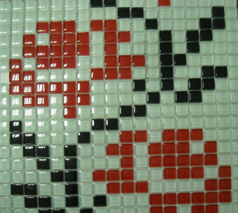 Плитка 1022 Мозаика Grand Kerama Микс Роза 300Х300 (15Х15)