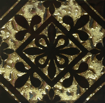 Плитка ТАКО НАПОЛЬНАЯ ВСТАВКА ДОЛЬЧЕ ЗОЛОТО 80Х80Х8