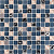 Плитка MOSAICO DE LUX S-MOS HS0422 BLUE MAGIC МОЗАИКА