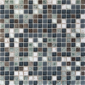 Плитка MOSAICO DE LUX T-MOS GREY LINEAR МОЗАИКА