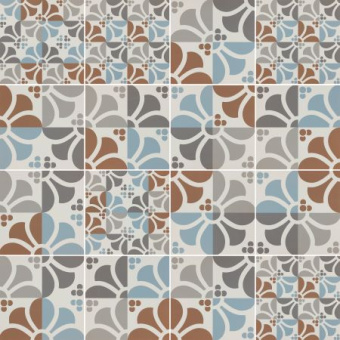 Плитка FRAME LM22 EMILIA FLOWER RANDOM ПОЛ