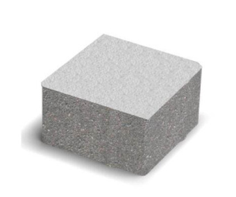 Плитка Тротуарная Квадрат 200х200 Белый 6 см