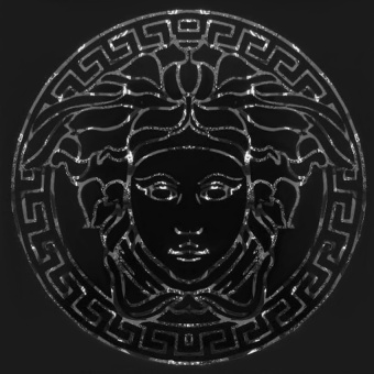 Плитка ТАКО НАПОЛЬНАЯ ВСТАВКА ВЕРСАЧЕ ПЛАТИНА 80Х80Х8