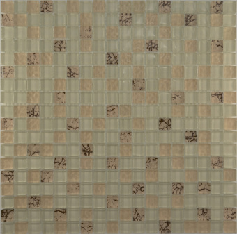 Плитка 583 МИКС ТОПЛЕННОЕ МОЛОКО - КАМЕНЬ МОЗАИКА