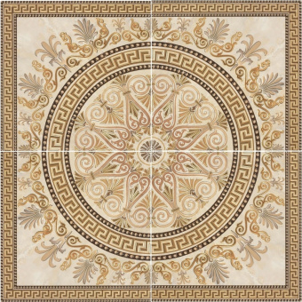 Плитка AUSTRALIAN ROSETON NARON ДЕКОР КОМПЛЕКТ ИЗ 4ШТ