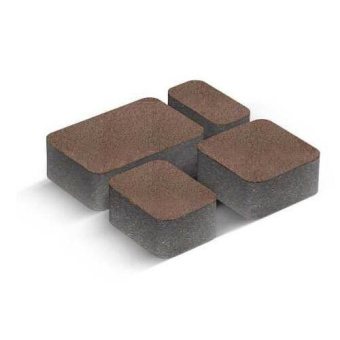 Плитка Тротуарная Старый Город Коричневый 6 см