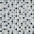 Плитка 579  МИКС ЧЕРНЫЙ-СЕРЫЙ-БЕЛЫЙ МОЗАИКА