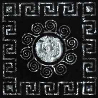 Плитка ТАКО НАПОЛЬНАЯ ВСТАВКА ВИЗАНТИЯ ПЛАТИНА РИФЛ. 778 66x66x8