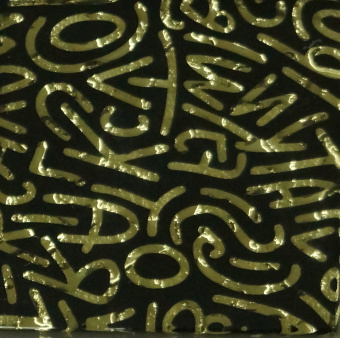 Плитка ТАКО НАПОЛЬНАЯ ВСТАВКА УРБАН ЗОЛОТО РИФЛ. 778 66x66x8