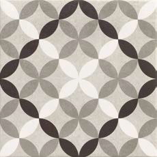 Плитка Realonda Ceramica Hanoi Circle Grey Пол